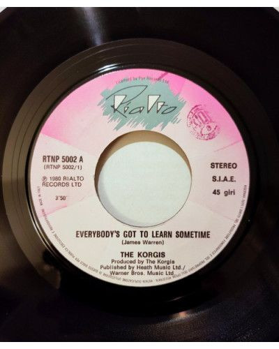 Everybody's Got To Learn Sometime [The Korgis] - Vinyl 7", 45 RPM