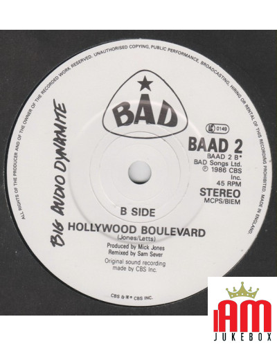 V. Thirteen [Big Audio Dynamite] - Vinyl 7", 45 RPM, Single [product.brand] 1 - Shop I'm Jukebox 