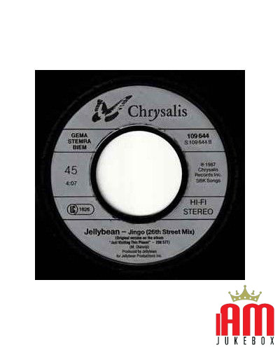 Jingo [John "Jellybean" Benitez] – Vinyl 7“, 45 RPM, Single, Stereo [product.brand] 1 - Shop I'm Jukebox 