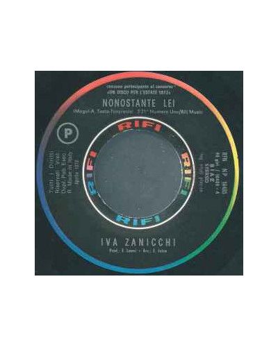 Nonostante Lei [Iva Zanicchi] - Vinyl 7", 45 RPM, Stereo