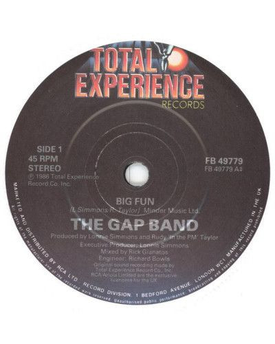 Big Fun [The Gap Band] - Vinyl 7", 45 RPM, Single, Stereo [product.brand] 1 - Shop I'm Jukebox 