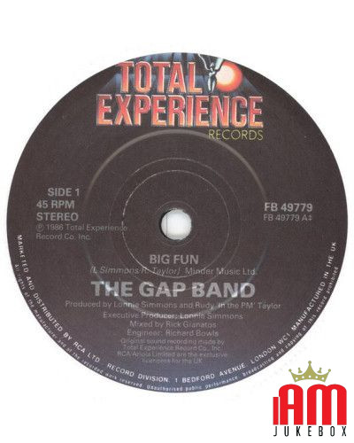 Big Fun [The Gap Band] – Vinyl 7", 45 RPM, Single, Stereo [product.brand] 1 - Shop I'm Jukebox 