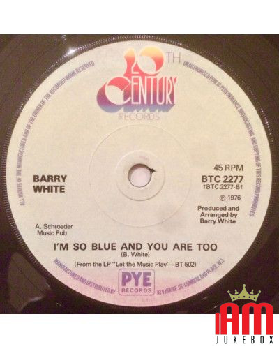 You See The Trouble With Me [Barry White] – Vinyl 7", 45 RPM, Single [product.brand] 1 - Shop I'm Jukebox 