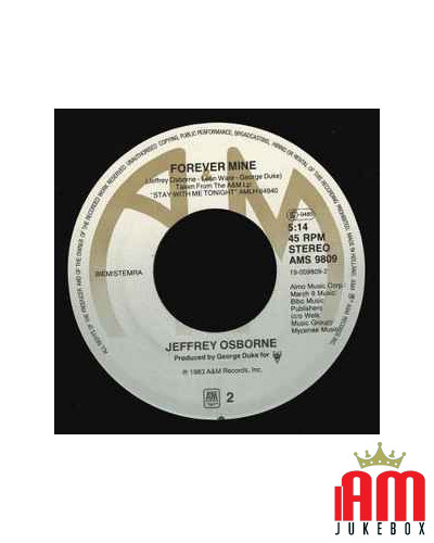 Don't Stop [Jeffrey Osborne] - Vinyl 7", 45 RPM, Single [product.brand] 1 - Shop I'm Jukebox 