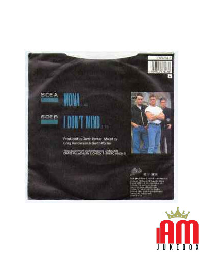 Mona [Craig McLachlan & Check 1-2] - Vinyl 7", 45 RPM, Single, Stereo [product.brand] 1 - Shop I'm Jukebox 