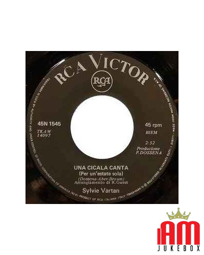 Come Un Ragazzo [Sylvie Vartan] - Vinyl 7", 45 RPM [product.brand] 1 - Shop I'm Jukebox 