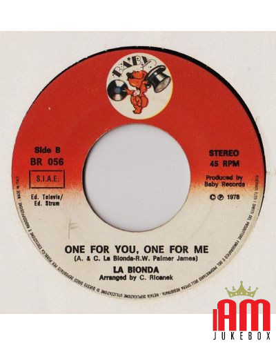 There For Me [La Bionda] - Vinyl 7", 45 RPM, Single [product.brand] 1 - Shop I'm Jukebox 