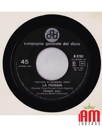 La Pioggia [France Gall] - Vinyl 7", 45 RPM