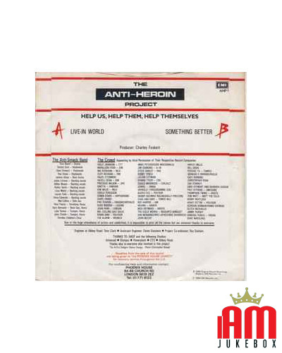 Live-In World [The Anti-Heroin Project] - Vinyl 7", Single, 45 RPM [product.brand] 1 - Shop I'm Jukebox 