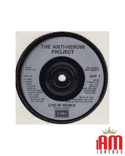 Live-In World [The Anti-Heroin Project] - Vinyl 7", Single, 45 RPM [product.brand] 1 - Shop I'm Jukebox 