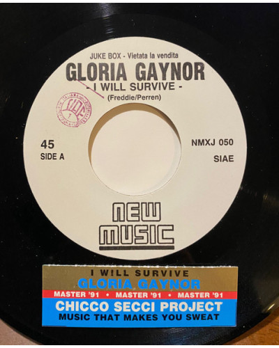 Je survivrai à la musique qui vous fait transpirer [Gloria Gaynor,...] - Vinyl 7", 45 RPM, Jukebox [product.brand] 1 - Shop I'm 