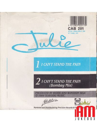 Je ne supporte pas la douleur [Julie (10)] - Vinyl 7", 45 RPM, Single [product.brand] 1 - Shop I'm Jukebox 