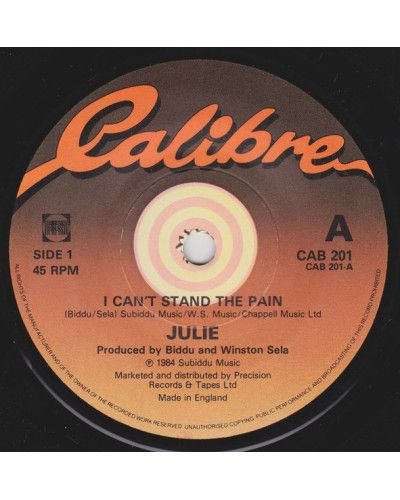 I Can't Stand The Pain [Julie (10)] - Vinyl 7", 45 RPM, Single [product.brand] 1 - Shop I'm Jukebox 