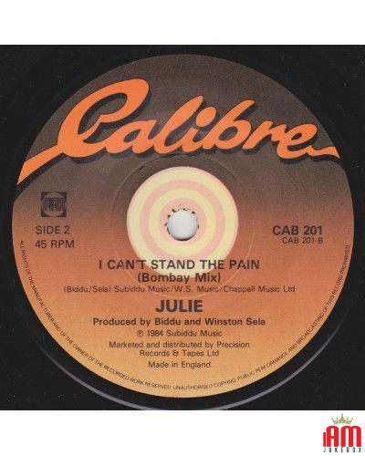 I Can't Stand The Pain [Julie (10)] - Vinyl 7", 45 RPM, Single [product.brand] 1 - Shop I'm Jukebox 