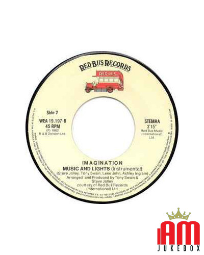 Music And Lights [Imagination] - Vinyl 7", Single, 45 RPM [product.brand] 1 - Shop I'm Jukebox 