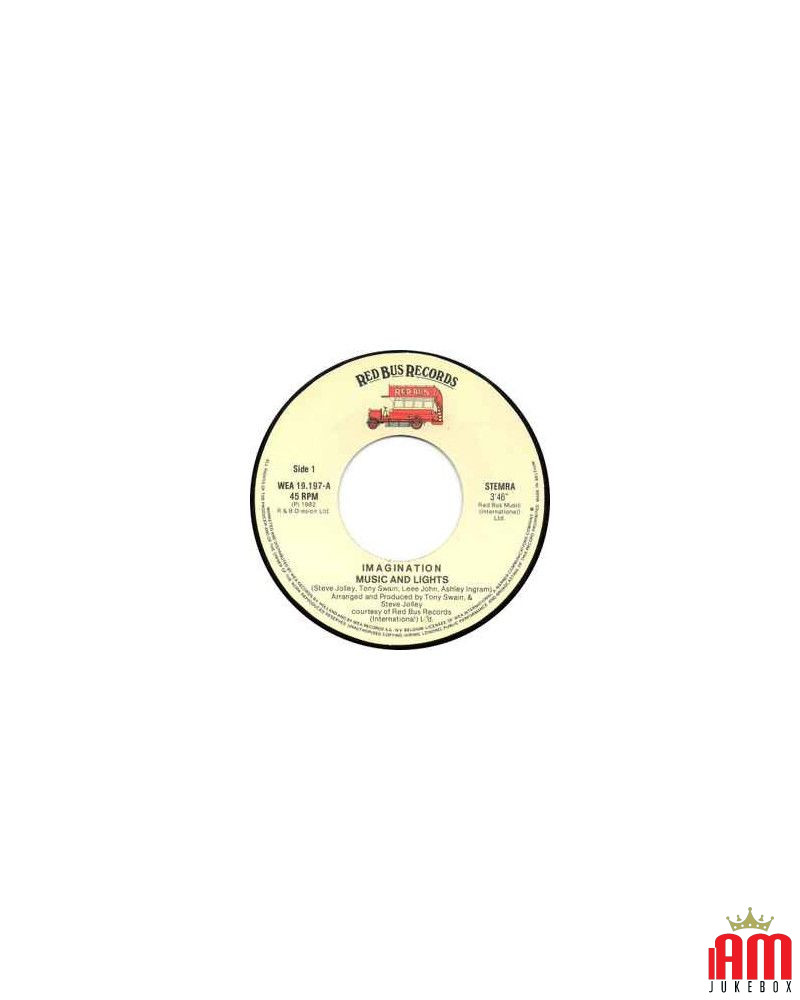 Music And Lights [Imagination] - Vinyl 7", Single, 45 RPM [product.brand] 1 - Shop I'm Jukebox