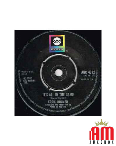 (Hey There) Lonely Girl [Eddie Holman] - Vinyl 7", 45 RPM, Single, Reissue [product.brand] 1 - Shop I'm Jukebox 