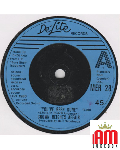 You've Been Gone Far Out [Crown Heights Affair] - Vinyl 7", 45 RPM, Single [product.brand] 1 - Shop I'm Jukebox 