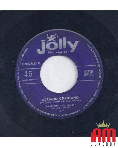 24.000 Baci [Adriano Celentano] - Vinyle 7", 45 tours, Single [product.brand] 1 - Shop I'm Jukebox 