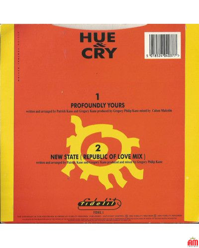 Mit freundlichen Grüßen [Hue & Cry] – Vinyl 7", Single, 45 RPM [product.brand] 1 - Shop I'm Jukebox 