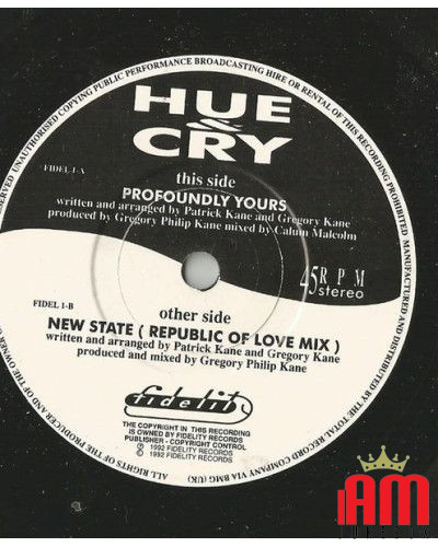 Mit freundlichen Grüßen [Hue & Cry] – Vinyl 7", Single, 45 RPM [product.brand] 1 - Shop I'm Jukebox 