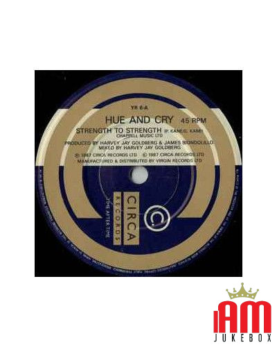 Strength To Strength [Hue & Cry] - Vinyl 7", 45 RPM, Single [product.brand] 1 - Shop I'm Jukebox 