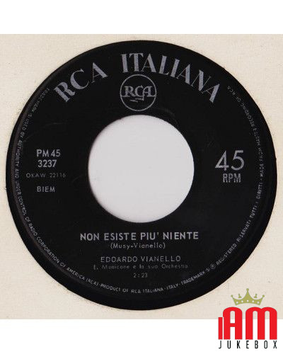 O Mio Signore [Edoardo Vianello] - Vinyl 7", 45 RPM, Mono