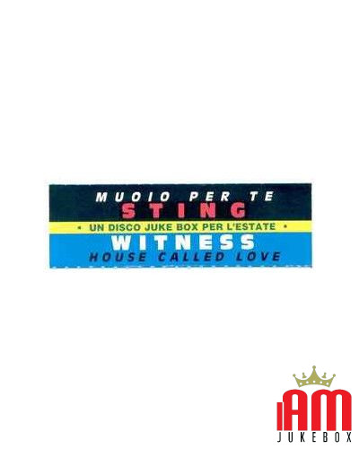 I Die For You House Called Love [Sting,...] - Vinyl 7", 45 RPM, Promo [product.brand] 1 - Shop I'm Jukebox 