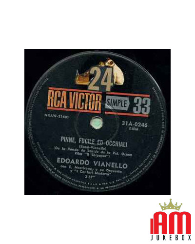 Pinne, Fucile Ed Occhiali [Edoardo Vianello] - Vinyl 7", Single, 33 ? RPM, Mono [product.brand] 1 - Shop I'm Jukebox 