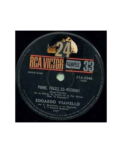 Pinne, Fucile Ed Occhiali [Edoardo Vianello] - Vinyl 7", Single, 33 ? RPM, Mono