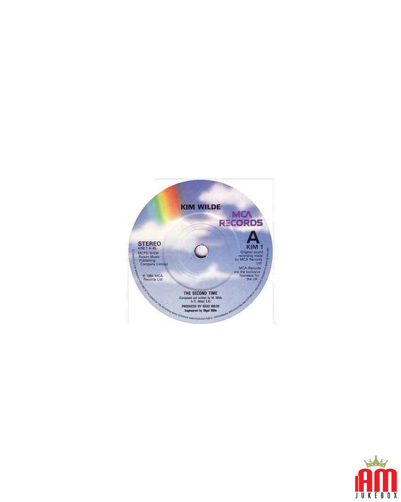 The Second Time [Kim Wilde] - Vinyl 7", 45 RPM, Single [product.brand] 1 - Shop I'm Jukebox 