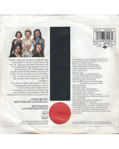 Help [Bananarama,...] - Vinyl 7", 45 RPM, Single, Stereo [product.brand] 1 - Shop I'm Jukebox 