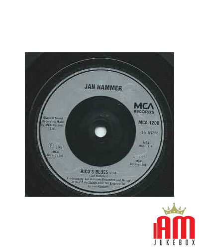 Tubbs And Valerie [Jan Hammer] – Vinyl 7", 45 RPM, Single [product.brand] 1 - Shop I'm Jukebox 