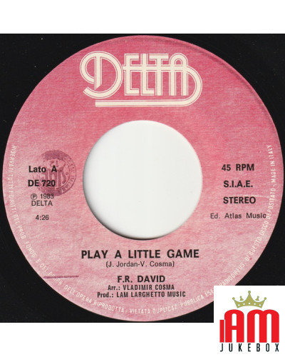 Play A Little Game [F.R. David] - Vinyl 7", 45 RPM, Single, Stereo [product.brand] 1 - Shop I'm Jukebox 