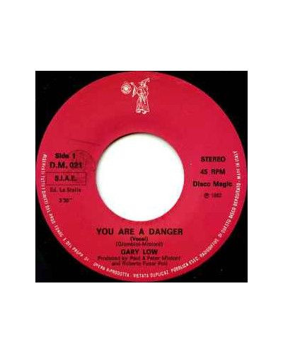 You Are A Danger [Gary Low] – Vinyl 7", 45 RPM, Repress [product.brand] 1 - Shop I'm Jukebox 