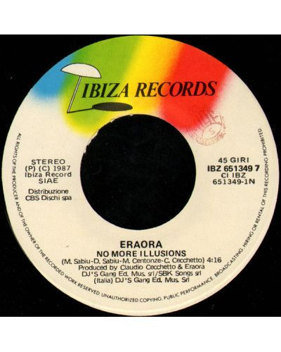 No  More Illusions [Eraora] - Vinyl 7", 45 RPM