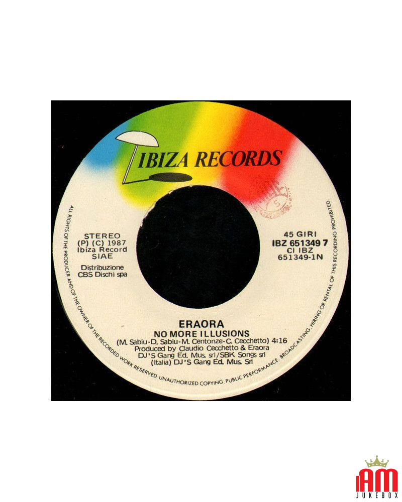 No More Illusions [Eraora] - Vinyl 7", 45 RPM [product.brand] 1 - Shop I'm Jukebox