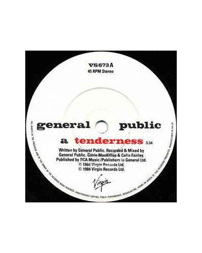 Tenderness [General Public] - Vinyl 7", Single, 45 RPM