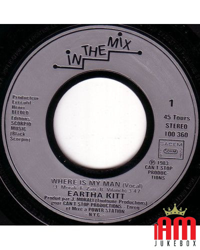 Where Is My Man [Eartha Kitt] – Vinyl 7", 45 RPM, Single [product.brand] 1 - Shop I'm Jukebox 