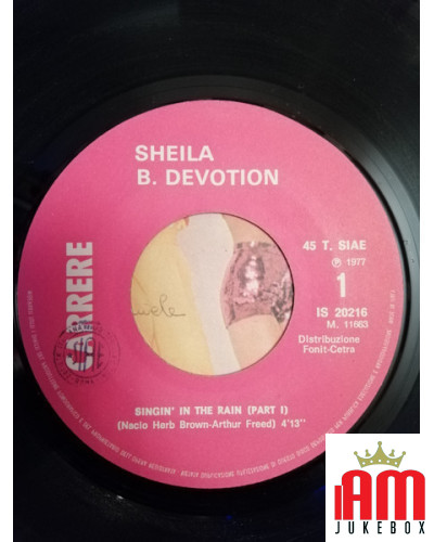 Singin' In The Rain [Sheila & B. Devotion] - Vinyl 7", 45 RPM [product.brand] 1 - Shop I'm Jukebox 