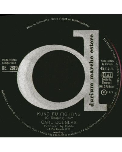 Kung Fu Fighting [Carl Douglas] – Vinyl 7", 45 RPM, Single [product.brand] 1 - Shop I'm Jukebox 