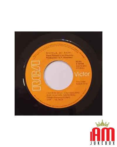 I Giorni Dell' Arcobaleno Era Di Primavera [Nicola Di Bari] - Vinyl 7", 45 RPM, Single, Stereo [product.brand] 1 - Shop I'm Juke