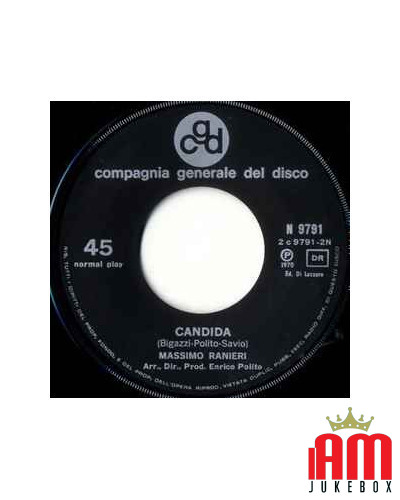 Die Arme der Liebe Candida [Massimo Ranieri] - Vinyl 7, 45 RPM [product.brand] 1 - Shop I'm Jukebox 