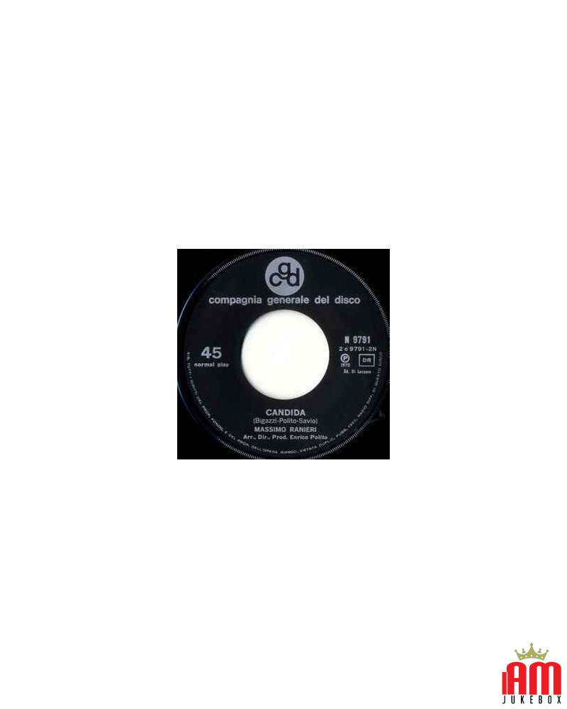 Die Arme der Liebe Candida [Massimo Ranieri] - Vinyl 7, 45 RPM [product.brand] 1 - Shop I'm Jukebox 