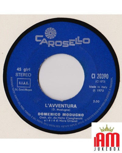 Piange...Il Telefono [Domenico Modugno] - Vinyl 7", 45 RPM [product.brand] 1 - Shop I'm Jukebox 