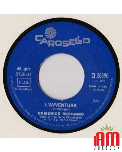 Piange...Il Telefono [Domenico Modugno] - Vinyl 7", 45 RPM [product.brand] 1 - Shop I'm Jukebox