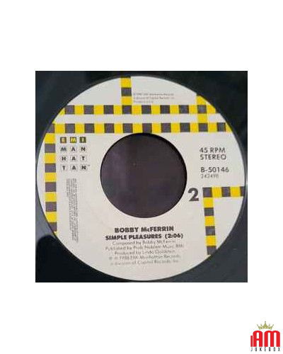 Don't Worry, Be Happy [Bobby McFerrin] - Vinyl 7", 45 RPM, Single, Stereo