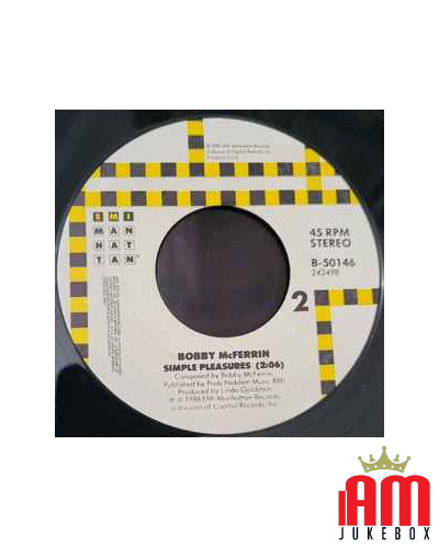 Don't Worry, Be Happy [Bobby McFerrin] - Vinyl 7", 45 RPM, Single, Stereo [product.brand] 1 - Shop I'm Jukebox 