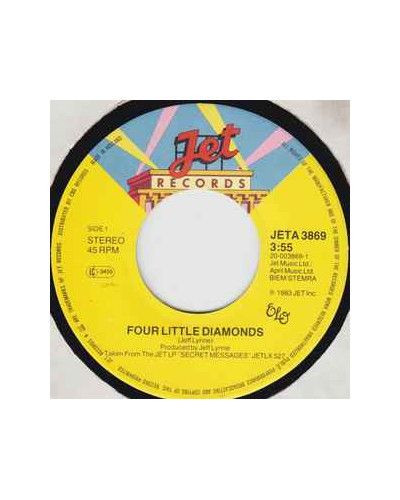 Four Little Diamonds [Electric Light Orchestra] – Vinyl 7", 45 RPM, Single, Stereo [product.brand] 1 - Shop I'm Jukebox 