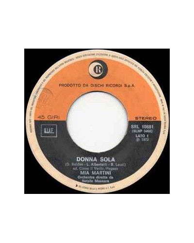 Donna Sola [Mia Martini] - Vinyl 7", 45 RPM